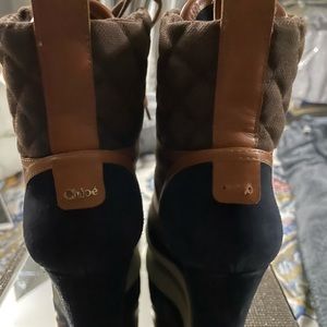 Chloe wedge sneakers